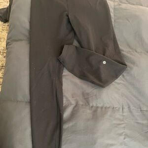 lululemon athletica Black Wunder Train HR Tight 25" TRNV 8